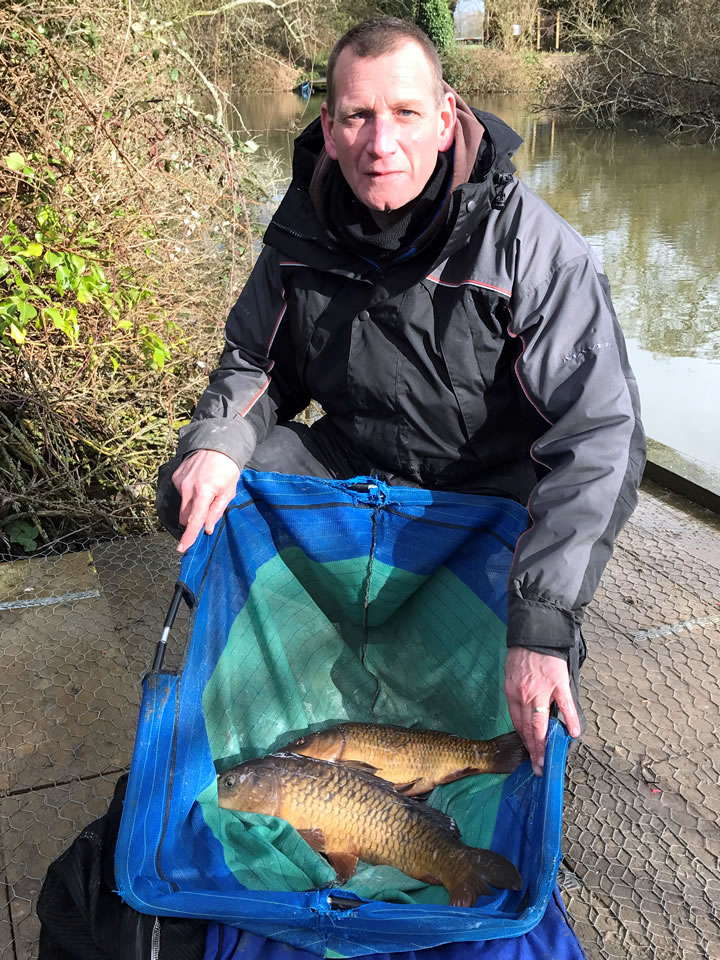 Keith came second with these carp