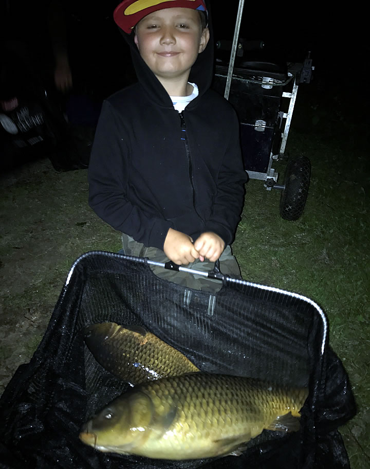 Cody with his second place Carp bag