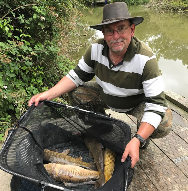 Runner Up Vince with his bag of Carp