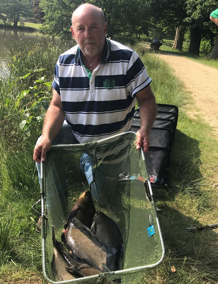Gary had 7 bream for 2nd place