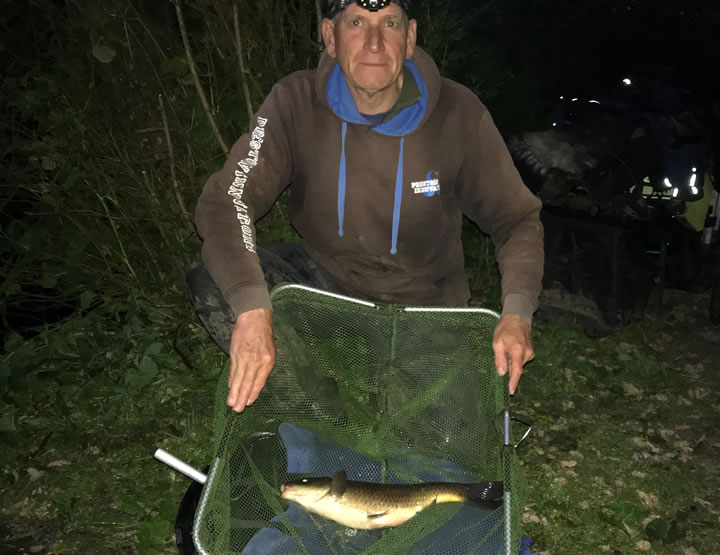 Runner up Keith with his carp