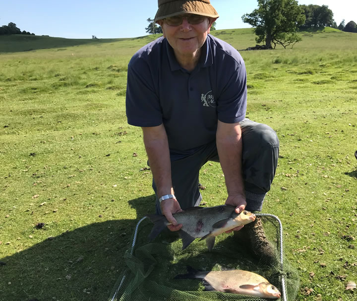 Phil with his bream caught late in the match